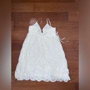 NWOT H&M mini white summer dress